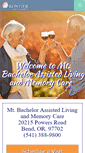 Mobile Screenshot of mtbachelorassistedliving.com