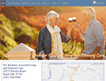 Tablet Screenshot of mtbachelorassistedliving.com